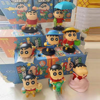 การ์ตูน Crayon Shin-CHENS อะนิเมะของเล่นรูป Kawaii Springs Shinchans Daily Life Action Figure ของเล่นตุ๊กตา Collection ตกแต่ง