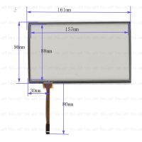 Zhiyusun LXH573001 7 Inch Touch Screen  Panels 161Mm*96Mm 4 Wire Resistive Touch Panel    FOR  GPS Touchsensor 161*96