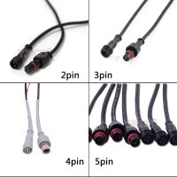 【CW】✥☬  5/10/20/50 pairs 2pin/3pin/4pin/5pin Cnnector Male to Female Cable for Strips flood light