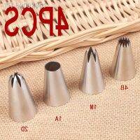 ◆✳ 4B 1M 1A 2D Stainless Steel Pastry Nozzle Set 1-4pcs Icing Piping Nozzle Baking Pastry Tips Cupcake Cake Decorating Tools