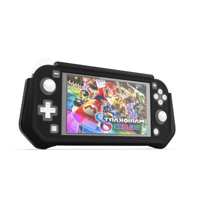 【original】 2021สำหรับจอยเกม Nintend Switch Lite เต็มรูปแบบฝาครอบตามหลักสรีรศาสตร์ไม่เคสลื่นสำหรับ Nintendo Switch Lite Mini Console สีชมพู