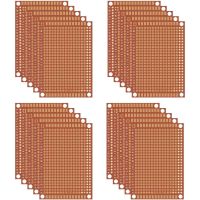 20Pcs ทองแดง Perfboard กระดาษคอมโพสิต PCB Board 5 x 7 ซม. เขียงหั่นขนมสากลแผงวงจรพิมพ์ด้านเดียว