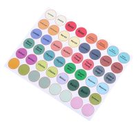 【CW】 1 Piece New Hot Sale Label Round Sticker Glue Bottle Decal Oils Organizer