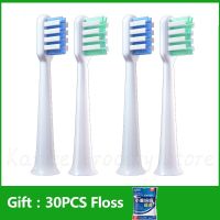 ZZOOI 4/8PCS/Set DR. BEI Clean Suitable Brush Head For C1 Oral Care Teeth Toothbrush Floss Action Brush Heads Installation Hair Brush