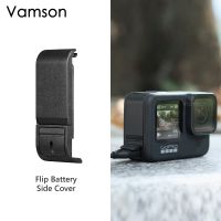 Custodia Laterale ต่อแบตเตอรี่ Vamson ต่อ Fotocamera Gopro Hero 10 9 Con Pellicola Temperata Cappuccinio Per Obiettivo ต่ออุปกรณ์เสริม Gopro 11