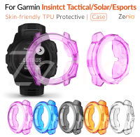 Zenia TPU ผิวเปลี่ยน Shell สำหรับ Garmin Instinct Esports Tactical ยุทธวิธีพลังงานแสงอาทิตย์ Surf Camo กีฬาอุปกรณ์เสริมสำหรับนาฬิกาอัจฉริยะ