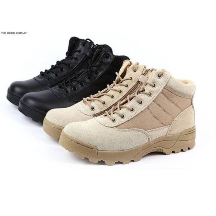 Men's Low Cut Tactical Boots Outdoor Combat Men Shoes Lazada PH