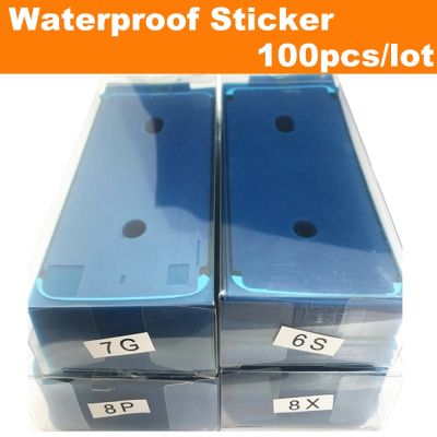 【HOT】๑❅ JoeeStore 100pcs Adhesive for iPhone 13 14 XR XS X 8 7 6S 12 Sticker Front Frame Tape