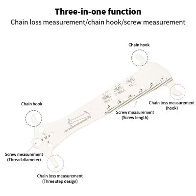 เครื่องวัดการสึกหรอของห่วงโซ่จักรยาน MTB GUDE001ตัววัดโซ่จักรยานตัวตรวจสอบการวัดชินส่วนรถจักรยานคาลิปเปอร์เครื่องมือซ่อมจักรยาน