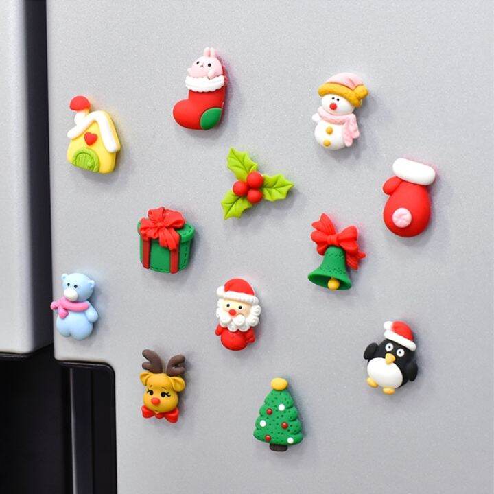 12pcs-cartoon-creative-christmas-gifts-santa-claus-refrigerator-magnets-magnetic-clasp-personality-magnet-magnet-home-decore