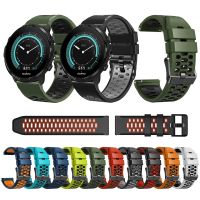 hnfymyi 24mm Silicone Sport Breathable Strap For Suunto 9 Baro 7 D5 Spartan Sport Wrist HR/Baro Replacement Watchband Bracelet Wristband