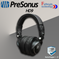 PreSonus HD9 Professional Over-Ear Monitoring Headphones หูฟังสตูดิโอมอนิเตอร์ที่ให้พลังเสียงกระหึ่มและชัดเจนในทุกๆเครื่องดนตรี ประกันศูนย์ 1 ปี