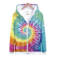 3D Tie Dye Flashbacks Hoodie ผู้ชายผู้หญิงที่มีสีสัน Psychedelic คอสเพลย์ Hoodies เสื้อกันหนาวแฟชั่น Harajuku แจ็คเก็ต Streetwear Coat