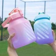 Bình Nước Thể Thao Dung Tích Lớn 1.5L Kèm Ống Hút Tiện Lợi