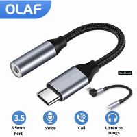 Olaf USB C To 3.5mm Aux Adapter USB Type C 3 5 Jack Audio Earphone Converter for iPad Samsung Huawei Xiaomi Oneplus OTG Cable