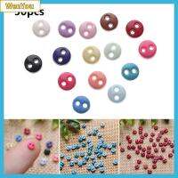 WENYOU 50pcs 4mm หัตถกรรม เครื่องประดับ เสื้อผ้าตุ๊กตา DIY หัวเข็มขัดพลาสติก ปุ่มมินิ หัวเข็มขัดเย็บเสื้อผ้า