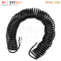 InnTech สายลม แบบสปริง PU AIR HOSE ขนาด 5x8 mm. 12 เมตร (สีดำ)