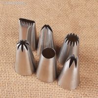 ✜✢ 6Pcs/Set Stainless Steel Cupcake Cookie Nozzles Icing Piping Pastry Nozzle Tip Baking Fondant Decor Cake Decorating Tool