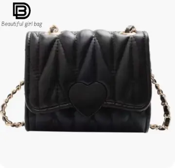 Burminsa Quilted Large Chain Shoulder Bags For Women 2023 Luxury