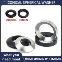 ☫♞► Spherical Conical Washer M6 M8 M10 M12 M16 M20 M24 Countersunk Washer Concave Convex Cone Gasket Carbon Steel Stainless Steel