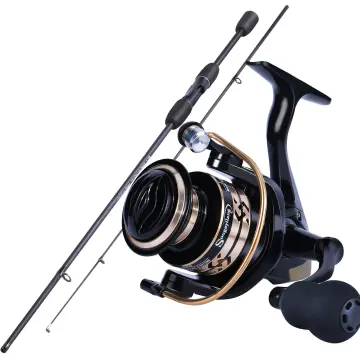 Sougayilang Cheap Fishing Rod and Reel Set 2 Sections 1.2m