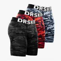 [Chaoku Clothing] DRSKIN กางเกงรัดรูปสำหรับผู้ชายแนวสปอร์ตกางเกงรัดกล้ามเนื้อขาสั้นแท้สไตล์เกาหลี