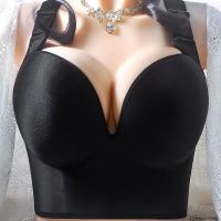 【jw】▽☎▤  Size Push Up Bras Deep Cup  Incorporated Back Coverage PushHide