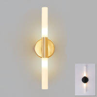 Modern metal tube up down LED wall lamp light sconce Bedroom foyer washroom living room toilet bathroom wall light lamp LED