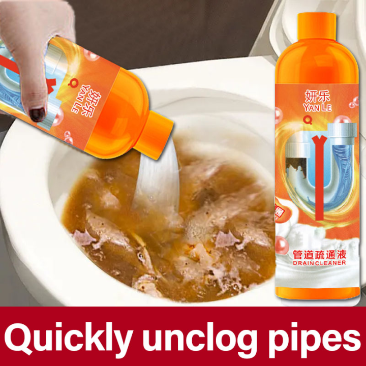 【100 Effective】 Drainage cleaner clog remover Toilet bowl clogged