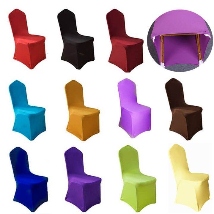 Qq Sarung Kerusi Plastik Sarung Kerusi Banquet Chair Cover Flexible 