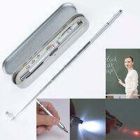 ● 4 In 1 Laser Ballpoint Pen Telescopic Teacher Red lazer Pointer Flashlight Party Electric Torch Outdoor Hunting Laser Gift