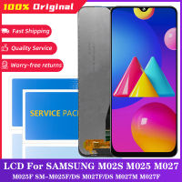 100 ต้นฉบับสำหรับเหมาะสำหรับ S Amsung G Alaxy M02s M025จอแอลซีดี M027จอแสดงผล Touch Screen Digitizer สำหรับเหมาะสำหรับ S Amsung M02s จอแอลซีดี A025M Ds M027M