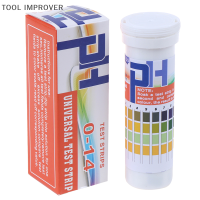 TOOL IMPROVER 150แถบทดสอบ PH แบบบรรจุขวด Full Range 0-14 PH Acid alkaline INDICATOR