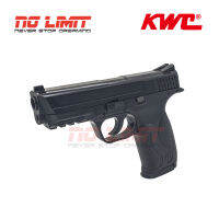 ปินอัดลมสปริง KWC M40 โมเดล S&amp;W MP40 Made in Taiwan ลูกหมดสไลด์ค้าง มีระบบเซฟไก ชักยิงทีละนัด พร้อมโหลดเดอร์ช่วยบรรจุกระสุน ปืนของเล่น ปืนบีบีกัน