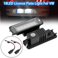 ☃ 12V Car License Plate Lights LED Lamp Auto Accessories For Skoda Seat Leon Ibiza VW Golf 4 5 6 7 MK4 MK7 Passat CC Polo Scirocco