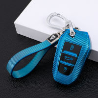 【cw】 The Same Style as Tiktok Is Suitable for Peugeot 408 Key 308 508 2008 Car Key Sleeve Carbon Fiber Pattern TPU Shell