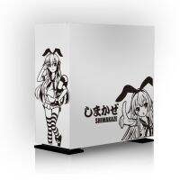 คอลเลกชัน Kantai สติกเกอร์ลายอะนิเมะ Shimakaze สำหรับ Casing PC สติ๊กเกอร์การ์ตูน Deocr สำหรับผิวแชสซีคอมพิวเตอร์กันน้ำลอกออกได้ง่ายป้องกันหน้าจอ BHM3721