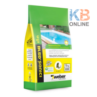 เวเบอร์ดราย เท็ค ซีเมนต์ผสมสำเร็จกันรั่วซึม สีเทา 5 กก. WEBER