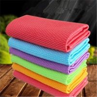 30x40cm/11.8x15.7inch Microfiber Cleaning Towel Absorbable Glass Kitchen Cleaning Cloth Wipes Table Window Car Dish Towel Rag