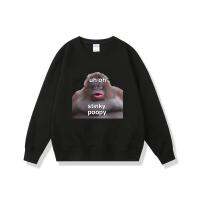 Funny Uh Oh Stinky Poopy Monkey Sweatshirt Unisex Novelty Sportswear Men Comfortable Pullover Mens Oversized Sweatshirts Size XS-4XL