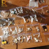 【CW】 Free Shipping 100pcs ThickenZip LockJewelry Storage amp;PouchesSealEarringNecklace 4 Size