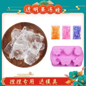 Crystal Transparent Jelly Wax Aromatherapy Candle Raw Materials