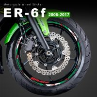 Motorcycle Wheel Sticker Waterproof Rim Stripe ER-6f 2013 for Kawasaki ER6f 2006-2017 2010 2011 2012 2014 2015 2016 Accessories