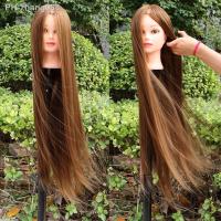 80cm Long Professional Head Dolls For Hairdresser 30Inch Synthetic Hair Mannequin For Hair Style Hairdressing hair For Dolls