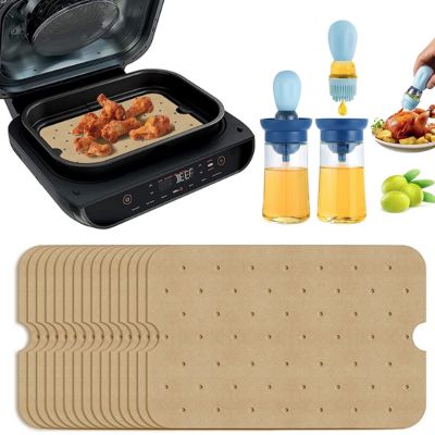 Air Fryer Paper Special Shaped Baking Paper Double Sided Non Stick Silicone Oil Paper Cake BBQ Steak Steamer Baking Paper