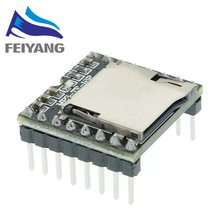 DFPlayer Mini MP3 Player Module MP3 Voice Decode Board Supporting TF ...