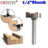 CNC Spoilboard Surface Bits Router 1/4 นิ้ว 6mm Shank เส้นผ่านศูนย์กลางการตัด 1 นิ้ว Slab Flattening Router Bit Planing Bit Wood