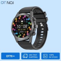 DTNO.1 DT70+ Business Smart Watch Men 1.45 หน้าจอ NFC สแตนเลสกันน้ํา BT Call Fitness 100+ Sport DT70 Plus Smartwatch