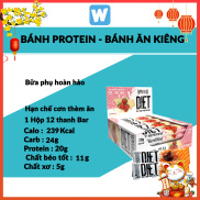 BÁNH PROTEIN ĂN KIÊNG WARRIOR DIET BAR 12 THANH, FREE SHIP