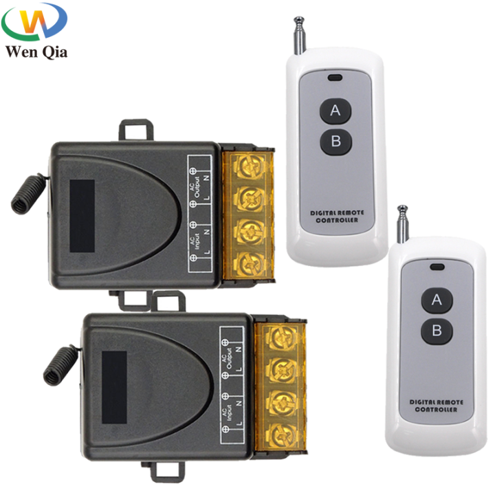 High Power 433MHz Universal Wireless Long Range Remote Control AC110V